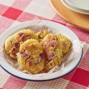 揚げないハッシュドさつまいも